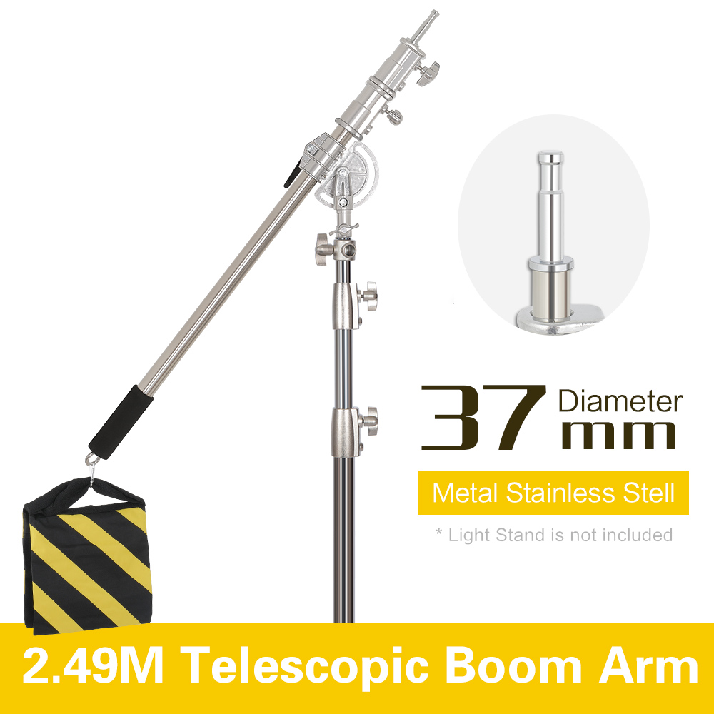 Photography Lighting For Products - Kit in acciaio inossidabile con braccio