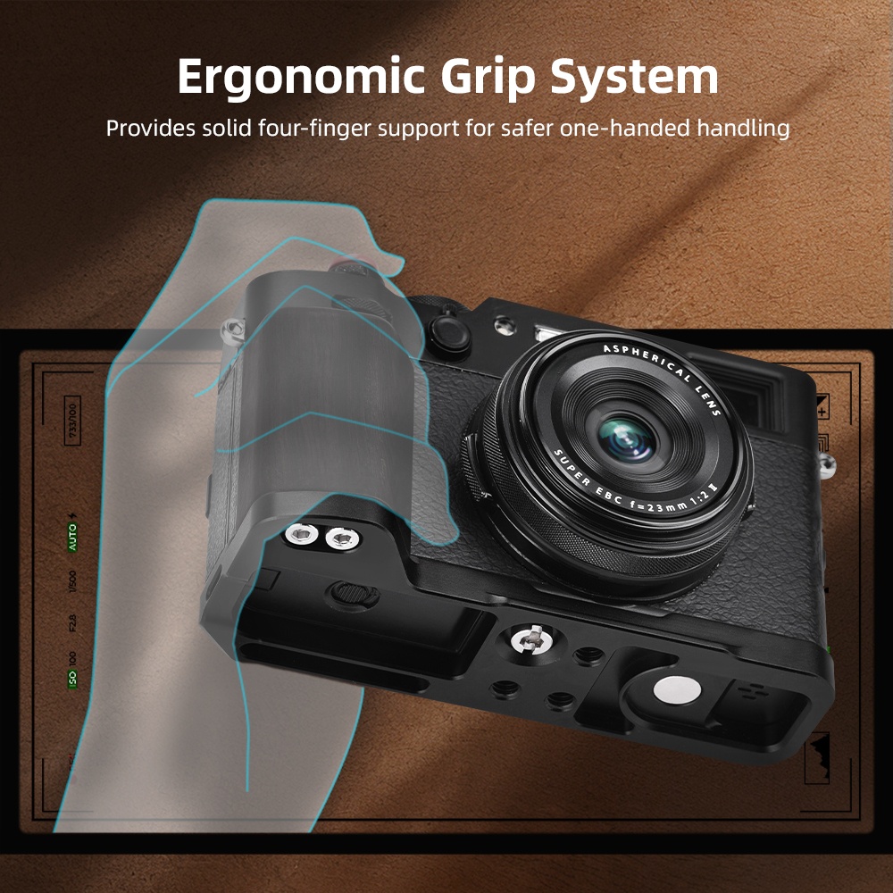 Fujifilm Camera X100Vi - Supporto a L per Fotocamera con