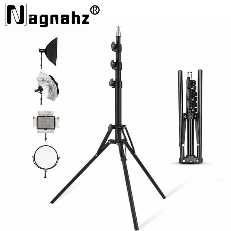 Photography Lighting With Flash - NAGNAHZ 78 ''illuminazione fotografica treppiede in