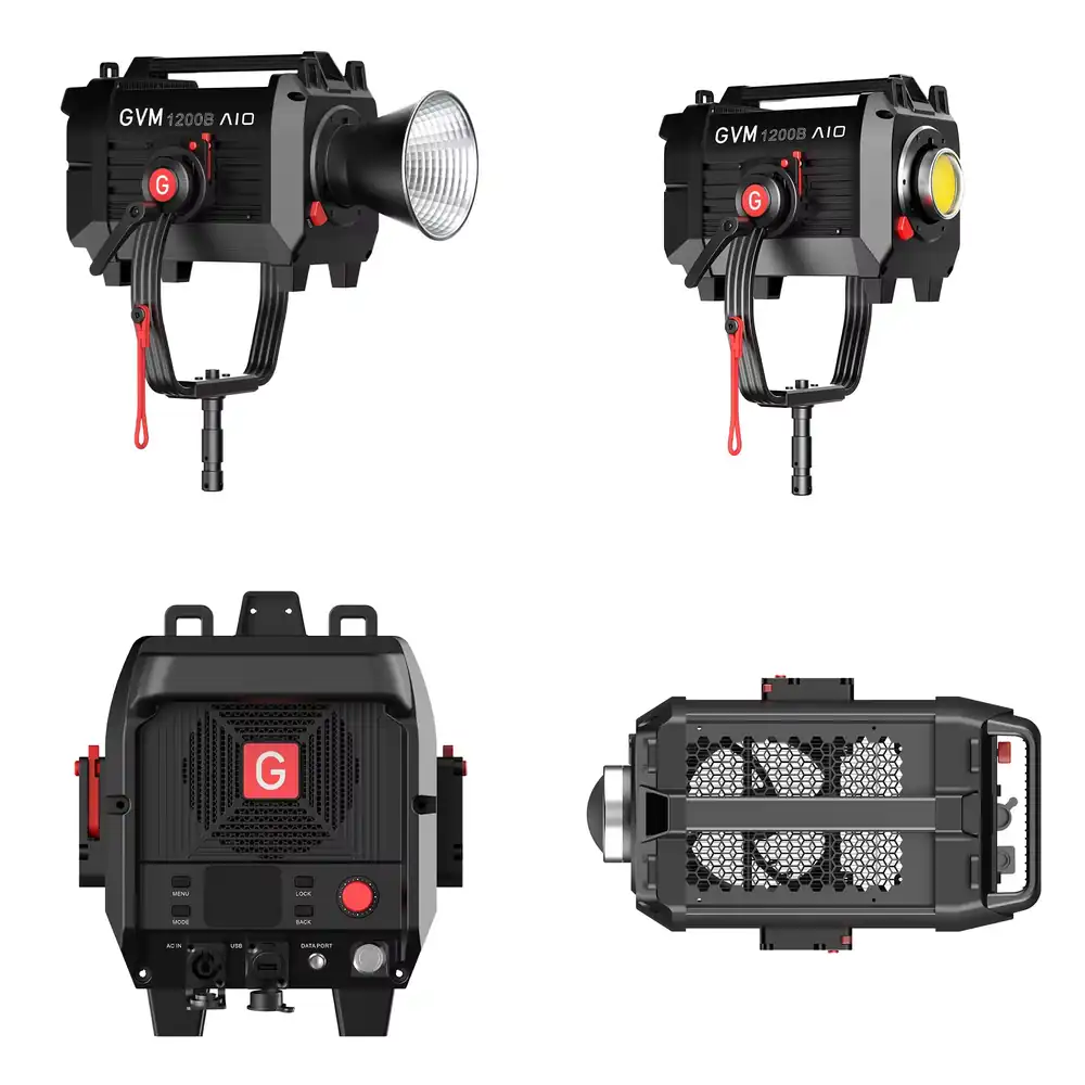 Photography Lighting Video - GVM SD1200B AIO 1200W Faretto LED