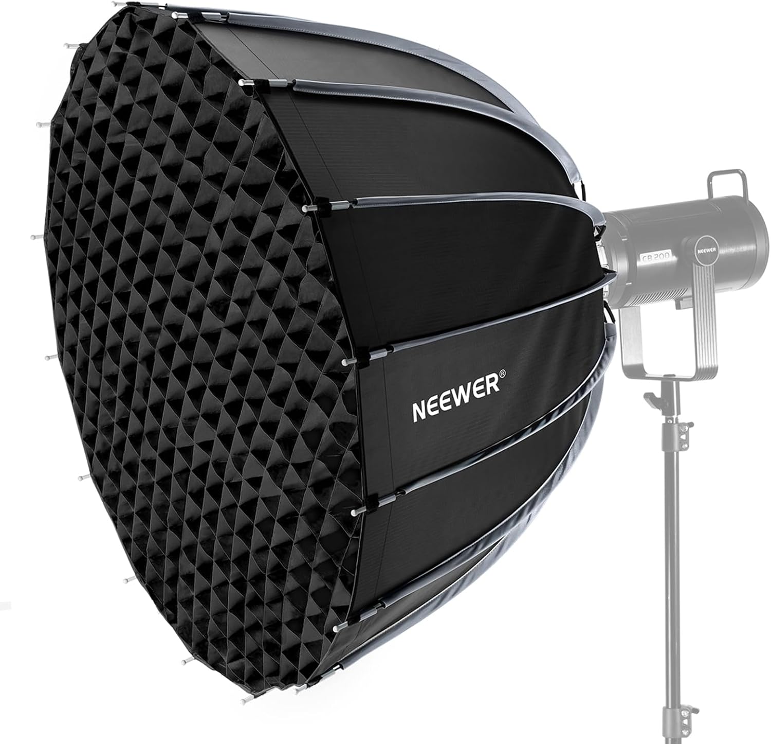 Photography Lighting For Products - Softbox Parabolico con Attacco Bowens, Kit
