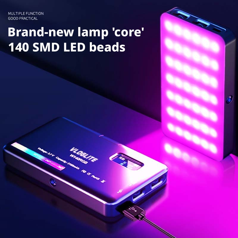 Photography Lighting Video - Luce RGB Portatile per Videoconferenze, Lampada