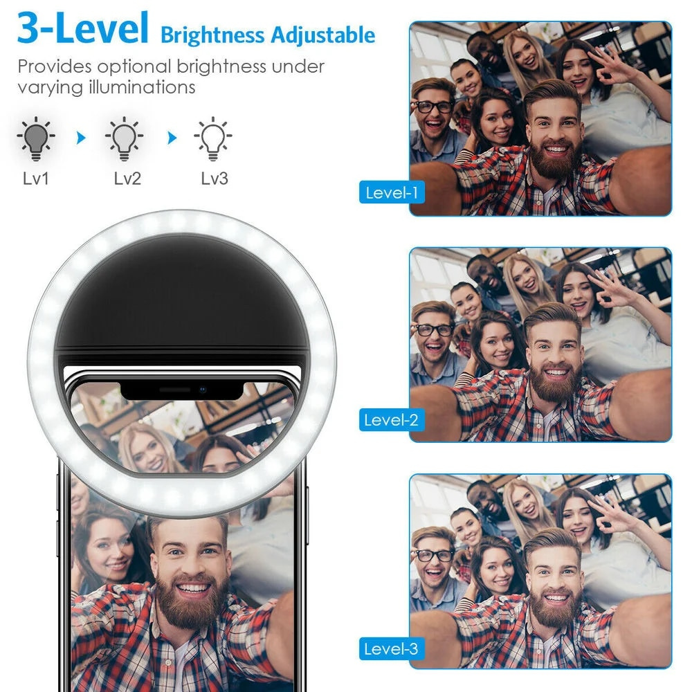 Luce LED per selfie con ricari - Photography Lighting Accessories recensione e prezzo