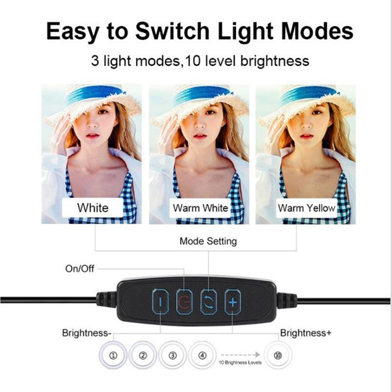 Lampada ad anello a LED dimmer - Photography Lighting Video recensione e prezzo