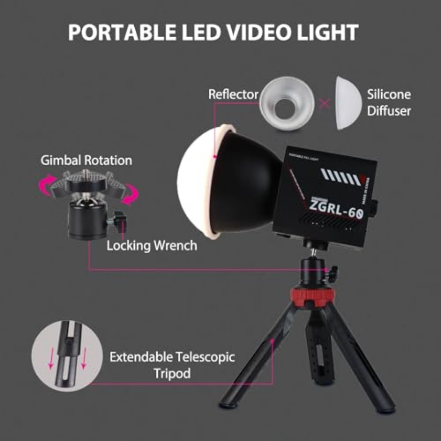 Luce video LED COB da 60W port - Photography Lighting Video recensione e prezzo