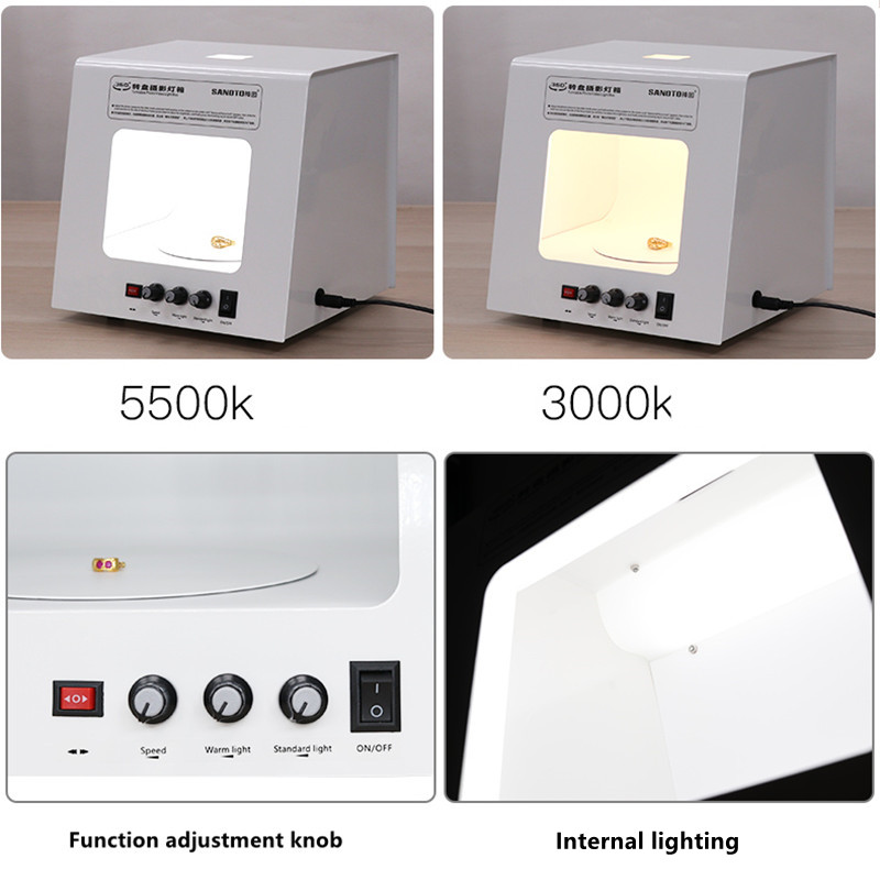 SANOTO Mini Photo Studio Fotog - Jewelry Photography Lighting Kit recensione e prezzo