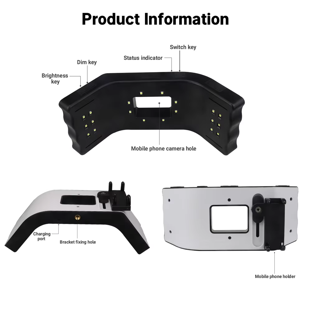 Lampada LED JUMTOP per Fotogra - Photography Lighting Video recensione e prezzo