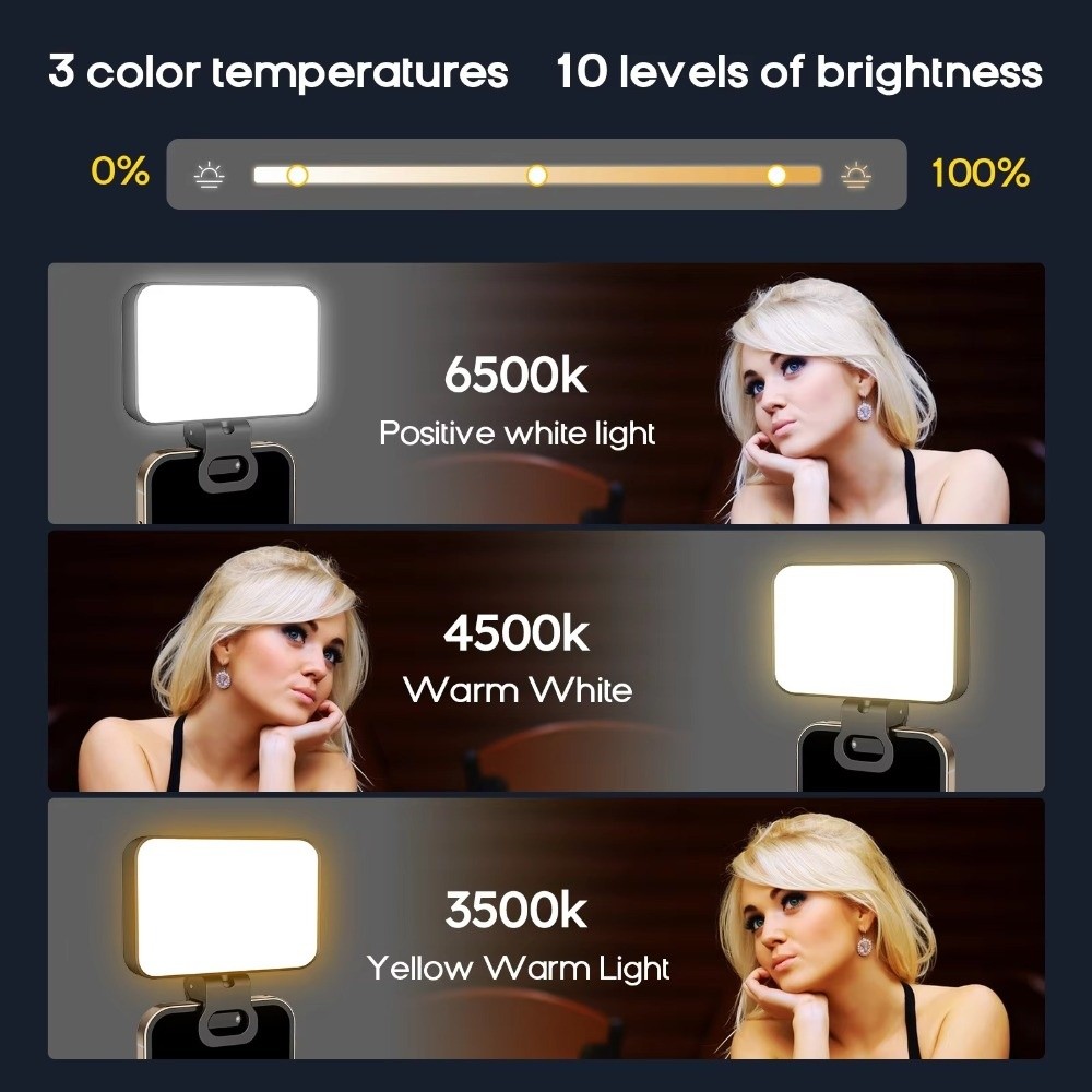 Luce LED per Selfie 800/1000mA - Photography Lighting With Flash recensione e prezzo